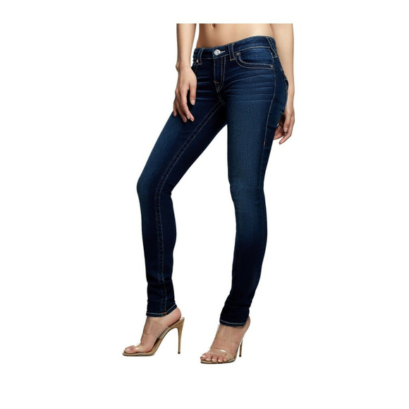 True Religion Women's Stella Skinny Fit Vintage Stretch Jeans in True Elegance - Picture 3 of 5